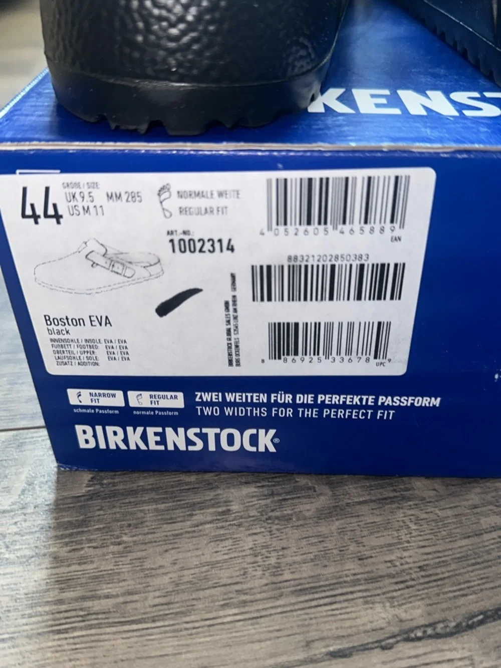 Birkenstock Mens Boston EVA Clogs - Black - Picture 4 of 4